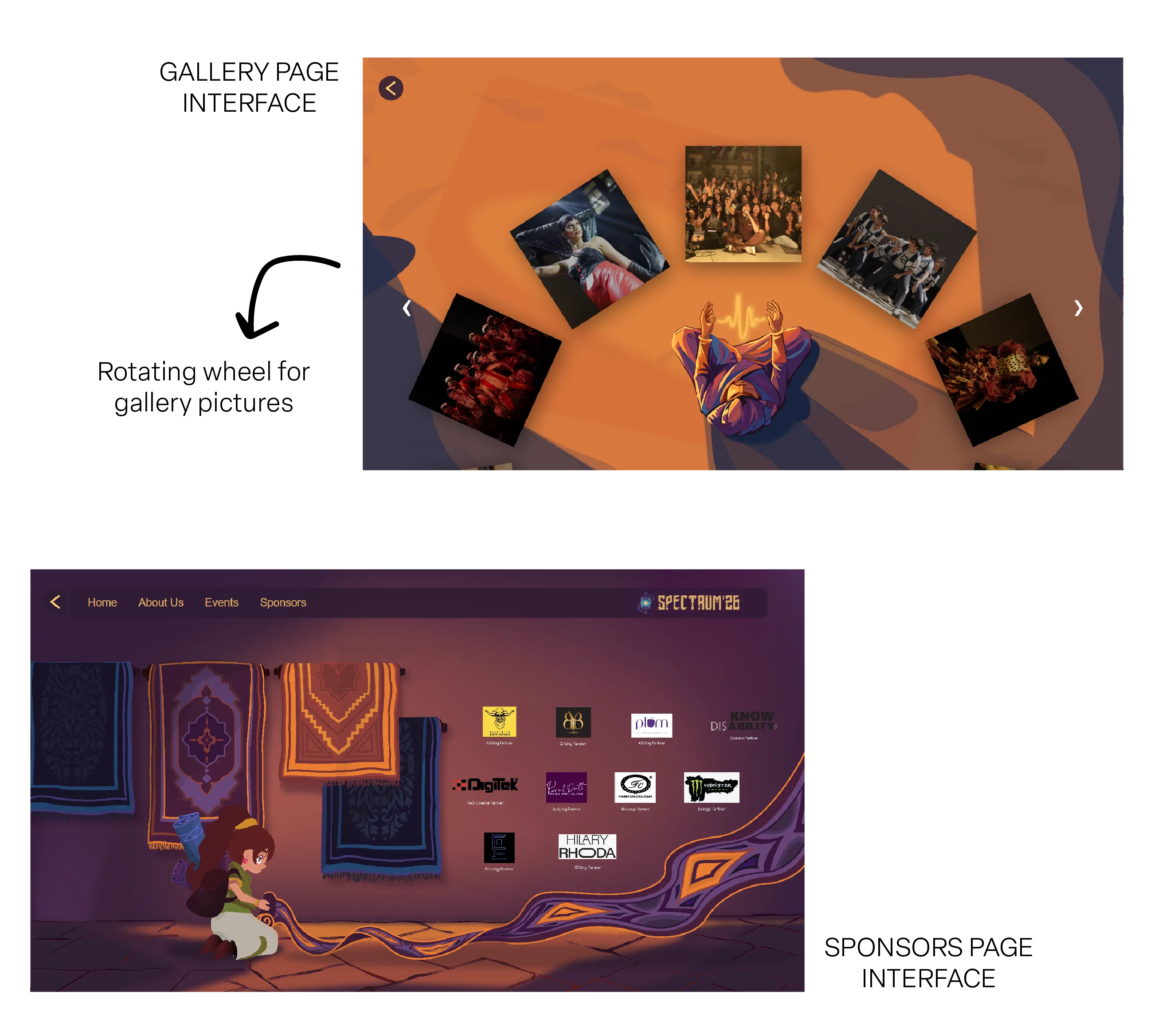 Spectrum website key experience