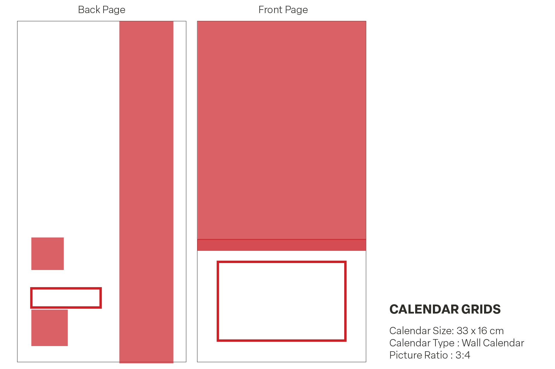 Creative Errors calendar layout